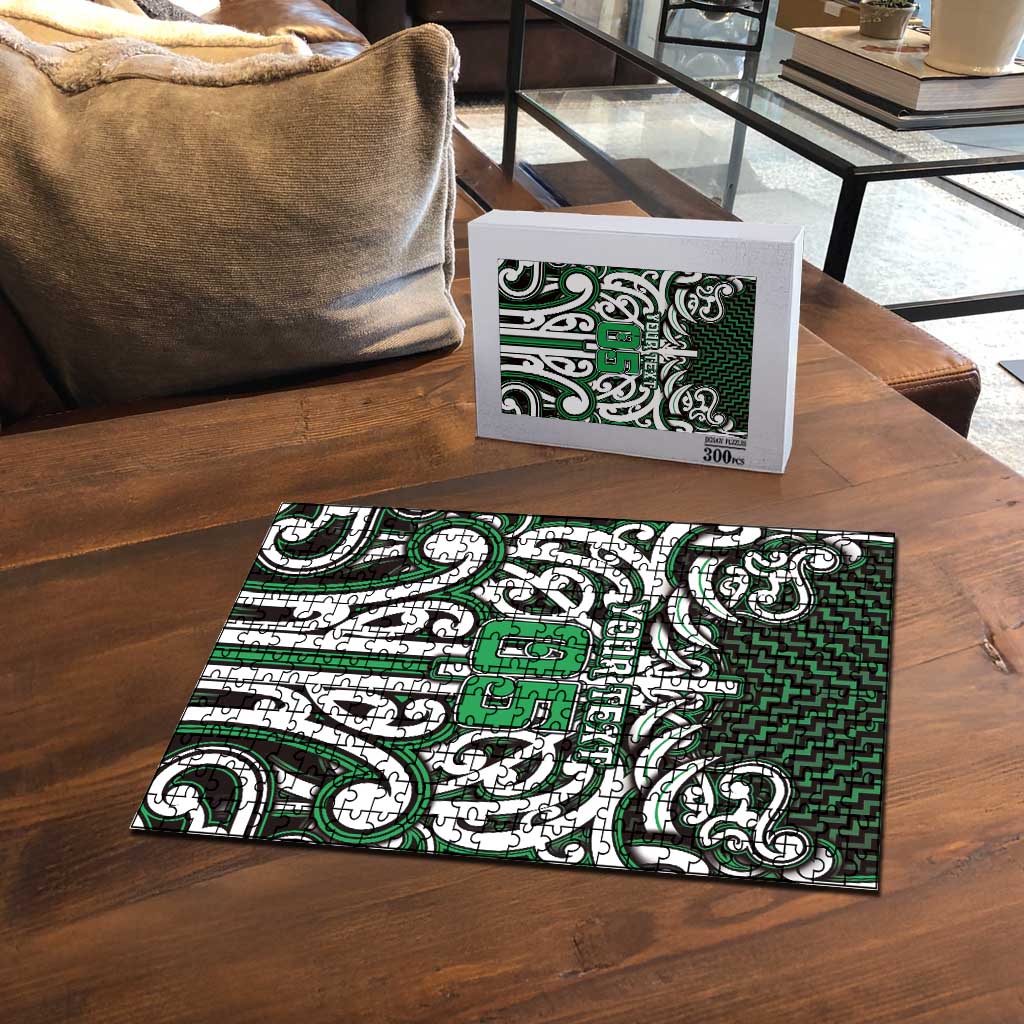 Custom Aotearoa Ngai Tahu Puzzle Maori Tribal Pattern Mix Poutama