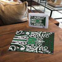 Custom Aotearoa Ngai Tahu Puzzle Maori Tribal Pattern Mix Poutama
