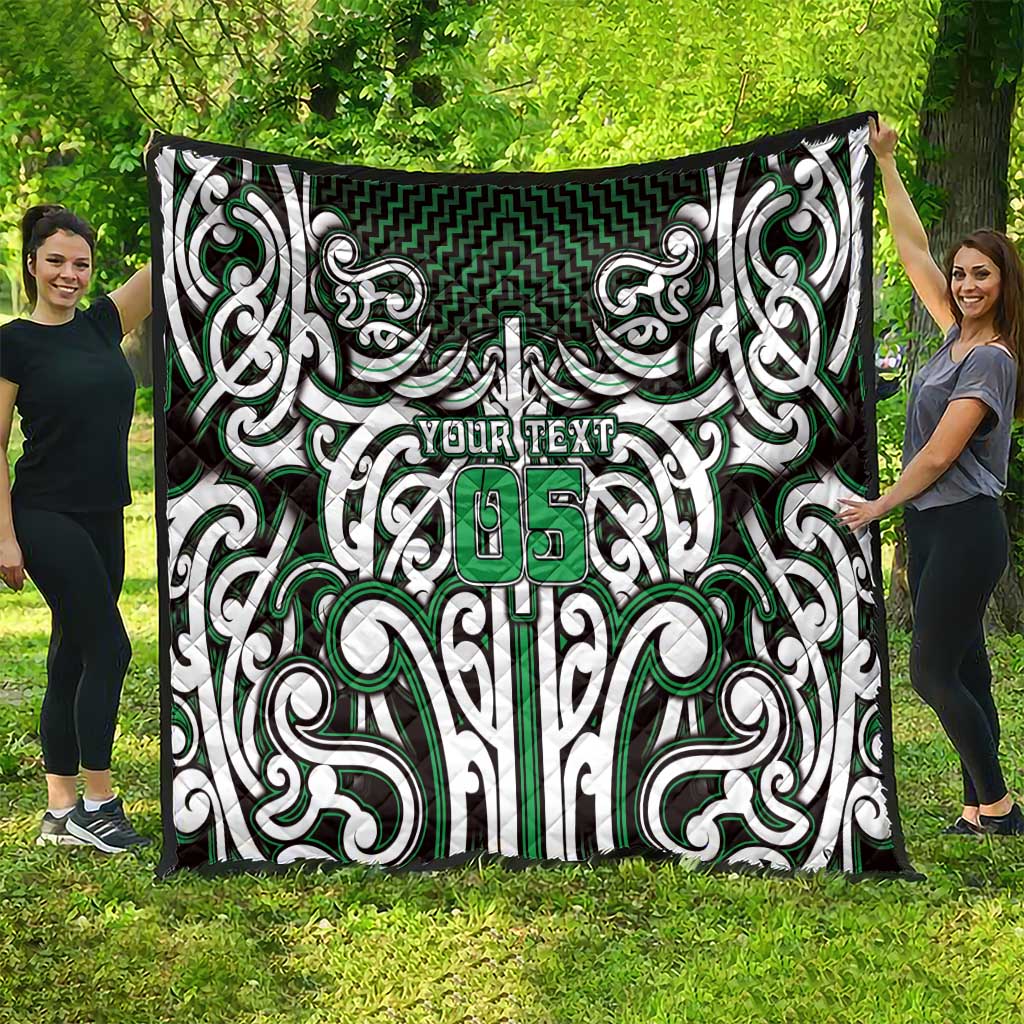 Custom Aotearoa Ngai Tahu Quilt Maori Tribal Pattern Mix Poutama