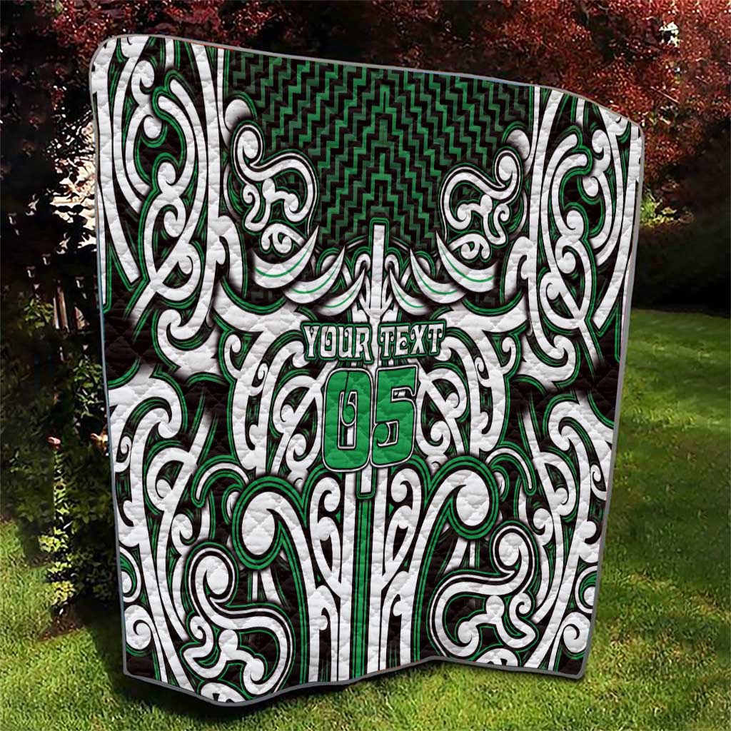 Custom Aotearoa Ngai Tahu Quilt Maori Tribal Pattern Mix Poutama
