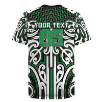 Custom Aotearoa Ngai Tahu Rugby Jersey Maori Tribal Pattern Mix Poutama