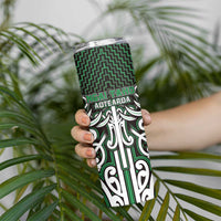 Custom Aotearoa Ngai Tahu Skinny Tumbler Maori Tribal Pattern Mix Poutama LT05 - Polynesian Pride