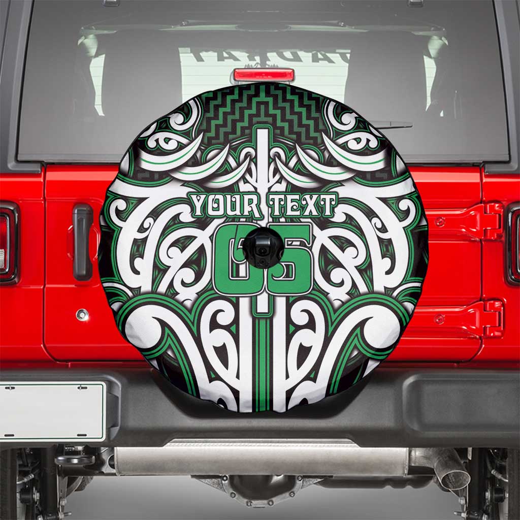 Custom Aotearoa Ngai Tahu Spare Tire Cover Maori Tribal Pattern Mix Poutama