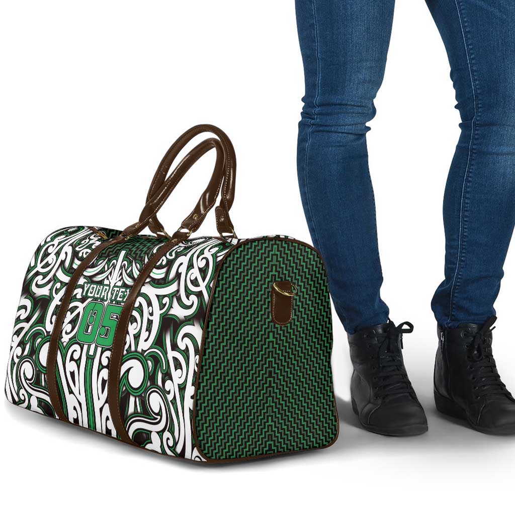 Custom Aotearoa Ngai Tahu Travel Bag Maori Tribal Pattern Mix Poutama LT05 - Polynesian Pride