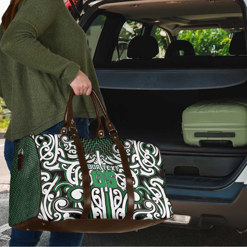 Custom Aotearoa Ngai Tahu Travel Bag Maori Tribal Pattern Mix Poutama LT05 - Polynesian Pride