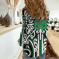 Custom Aotearoa Ngai Tahu Women Casual Shirt Maori Tribal Pattern Mix Poutama LT05 - Polynesian Pride