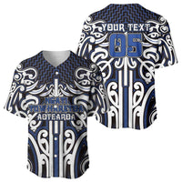 Custom Aotearoa Ngati Tuwharetoa Baseball Jersey Maori Tribal Pattern Mix Poutama