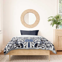 Custom Aotearoa Ngati Tuwharetoa Bedding Set Maori Tribal Pattern Mix Poutama