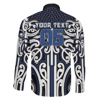 Custom Aotearoa Ngati Tuwharetoa Family Matching Off Shoulder Short Dress and Hawaiian Shirt Maori Tribal Pattern Mix Poutama LT05 - Polynesian Pride