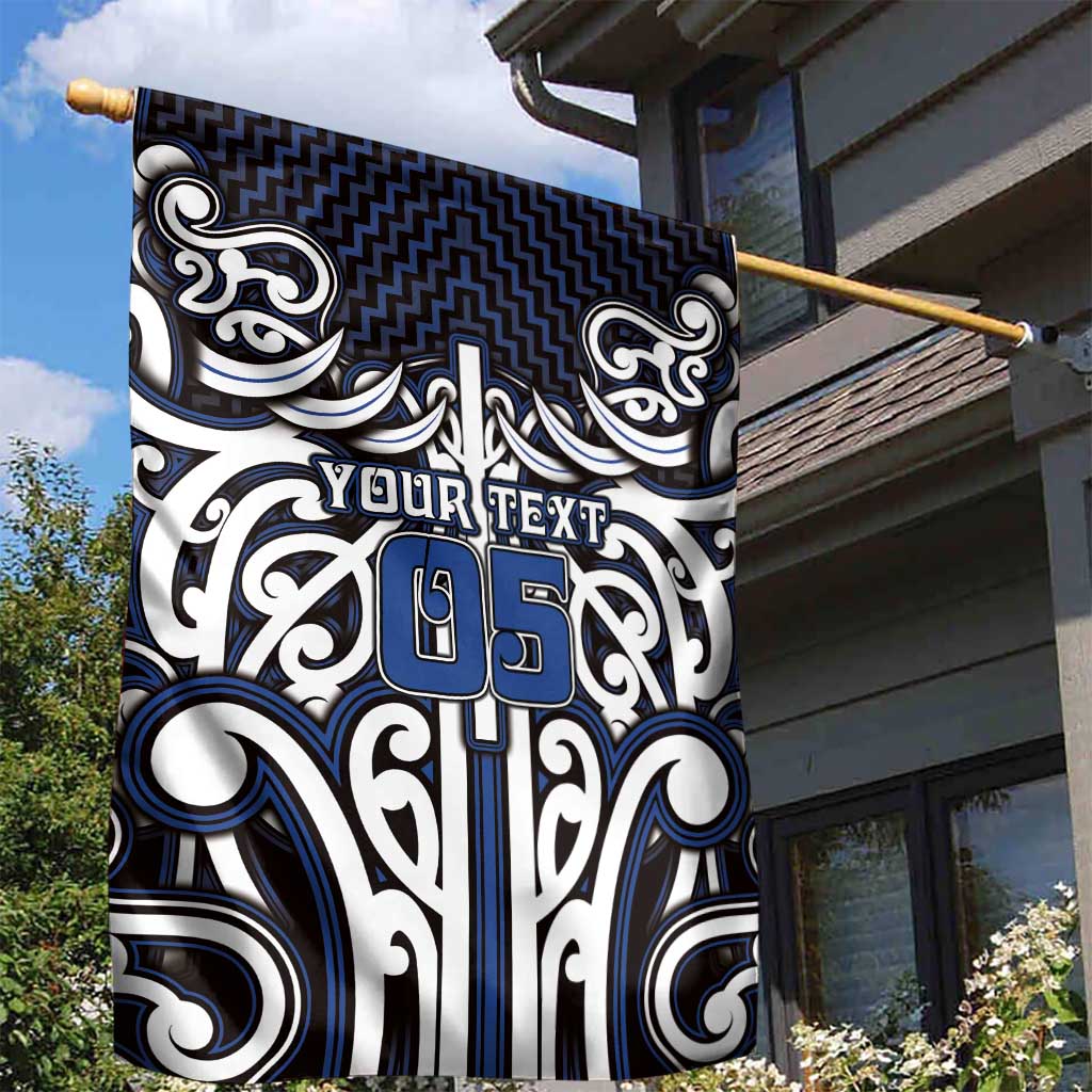 Custom Aotearoa Ngati Tuwharetoa Garden Flag Maori Tribal Pattern Mix Poutama