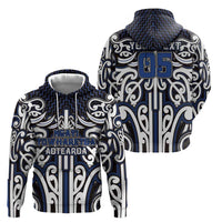 Custom Aotearoa Ngati Tuwharetoa Hoodie Maori Tribal Pattern Mix Poutama LT05 - Polynesian Pride