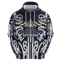 Custom Aotearoa Ngati Tuwharetoa Hoodie Maori Tribal Pattern Mix Poutama LT05 - Polynesian Pride