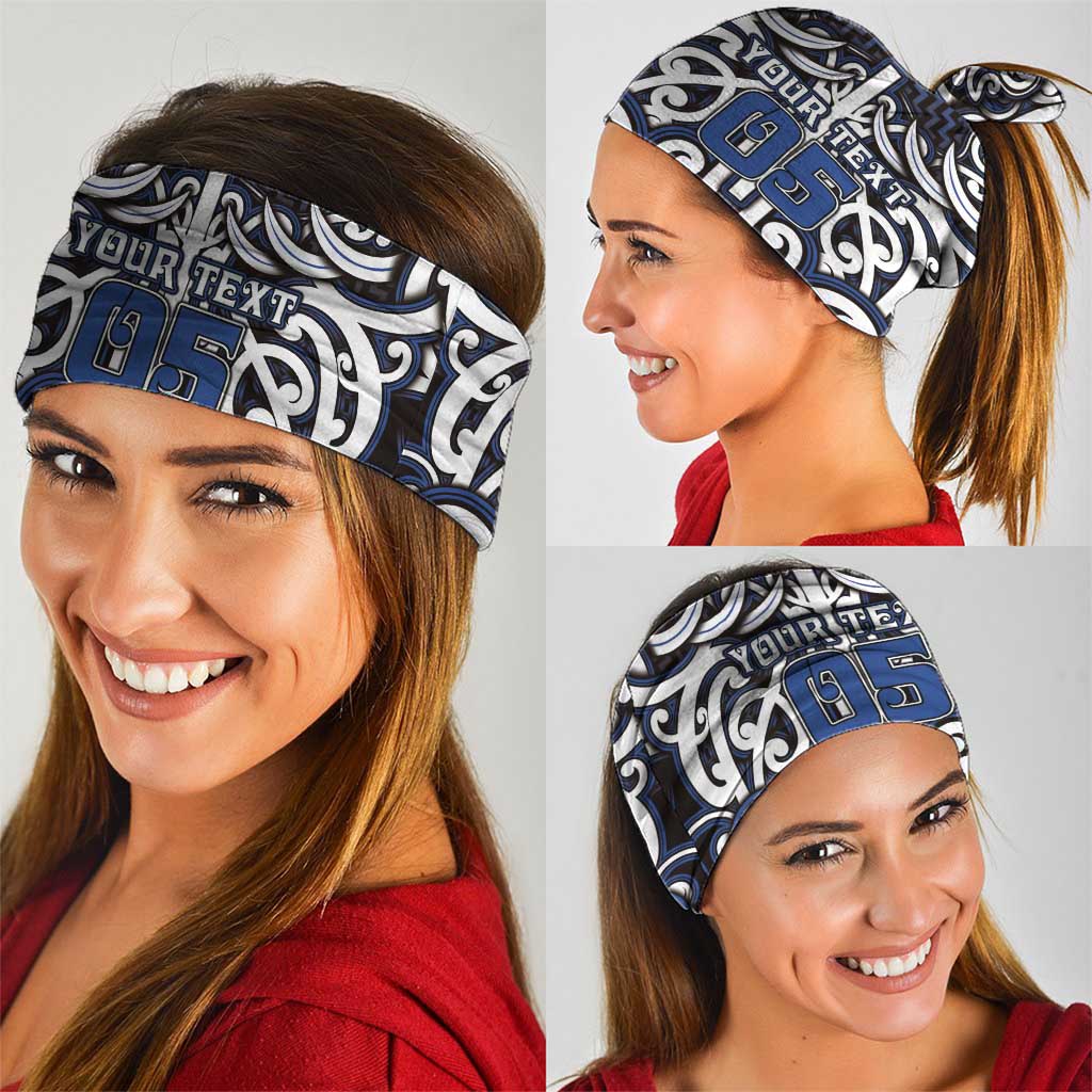 Custom Aotearoa Ngati Tuwharetoa Neck Gaiter Maori Tribal Pattern Mix Poutama