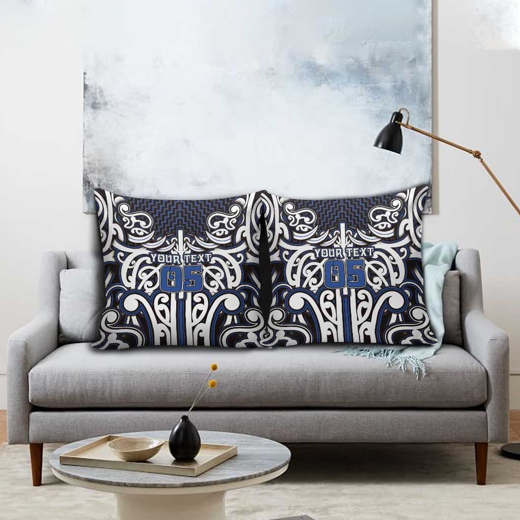 Custom Aotearoa Ngati Tuwharetoa Pillow Cover Maori Tribal Pattern Mix Poutama LT05 - Polynesian Pride