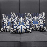 Custom Aotearoa Ngati Tuwharetoa Pillow Cover Maori Tribal Pattern Mix Poutama LT05 - Polynesian Pride