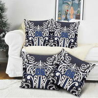 Custom Aotearoa Ngati Tuwharetoa Pillow Cover Maori Tribal Pattern Mix Poutama LT05 - Polynesian Pride