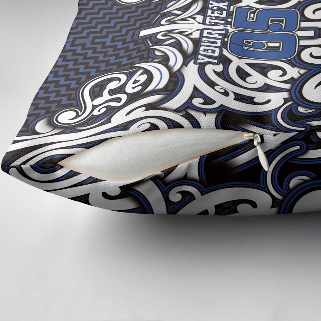 Custom Aotearoa Ngati Tuwharetoa Pillow Cover Maori Tribal Pattern Mix Poutama LT05 - Polynesian Pride