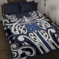 Custom Aotearoa Ngati Tuwharetoa Quilt Bed Set Maori Tribal Pattern Mix Poutama