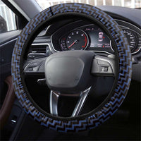 Aotearoa Ngati Tuwharetoa Steering Wheel Cover Maori Tribal Pattern Mix Poutama LT05 - Polynesian Pride