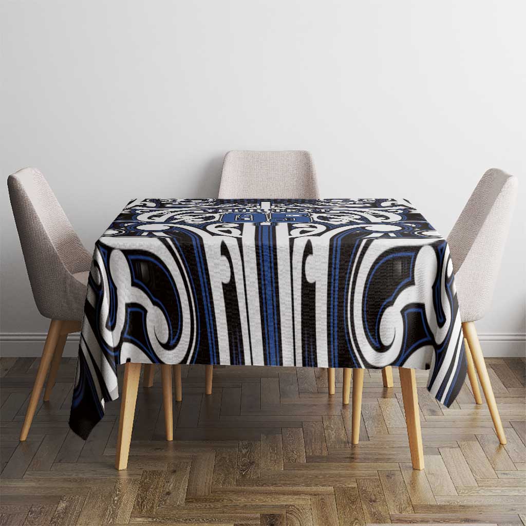 Custom Aotearoa Ngati Tuwharetoa Tablecloth Maori Tribal Pattern Mix Poutama LT05 - Polynesian Pride