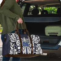 Custom Aotearoa Ngati Tuwharetoa Travel Bag Maori Tribal Pattern Mix Poutama