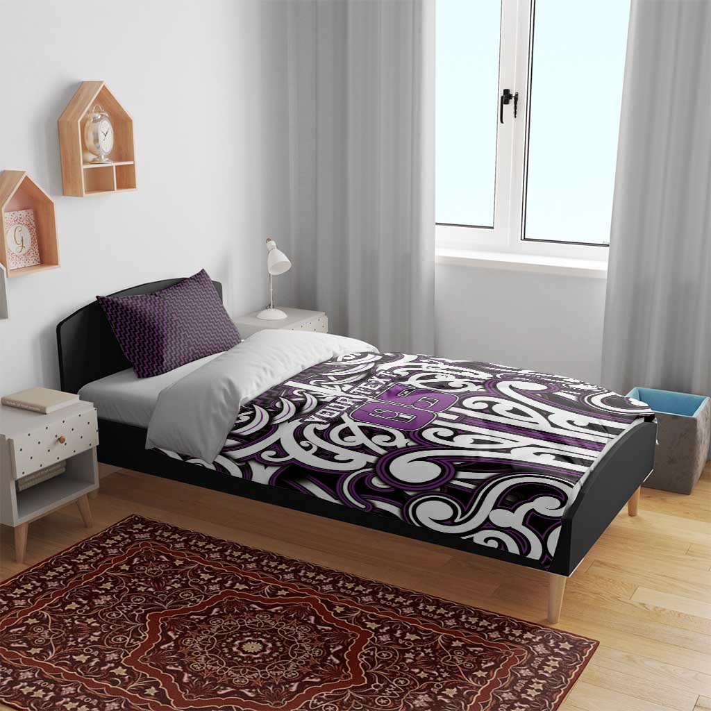 Custom Aotearoa Rangitane Bedding Set Maori Tribal Pattern Mix Poutama