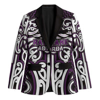 Custom Aotearoa Rangitane Blazer Maori Tribal Pattern Mix Poutama