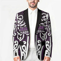 Custom Aotearoa Rangitane Blazer Maori Tribal Pattern Mix Poutama