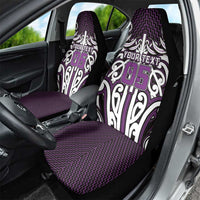 Custom Aotearoa Rangitane Car Seat Cover Maori Tribal Pattern Mix Poutama