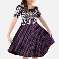 Custom Aotearoa Rangitane Family Matching Long Sleeve Bodycon Dress and Hawaiian Shirt Maori Tribal Pattern Mix Poutama
