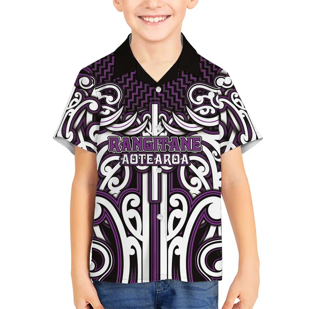 Custom Aotearoa Rangitane Family Matching Long Sleeve Bodycon Dress and Hawaiian Shirt Maori Tribal Pattern Mix Poutama