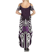 Custom Aotearoa Rangitane Family Matching Summer Maxi Dress and Hawaiian Shirt Maori Tribal Pattern Mix Poutama LT05 - Polynesian Pride