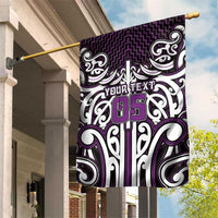 Custom Aotearoa Rangitane Garden Flag Maori Tribal Pattern Mix Poutama