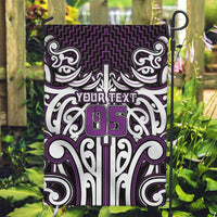 Custom Aotearoa Rangitane Garden Flag Maori Tribal Pattern Mix Poutama