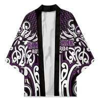 Custom Aotearoa Rangitane Kimono Maori Tribal Pattern Mix Poutama