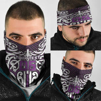 Custom Aotearoa Rangitane Neck Gaiter Maori Tribal Pattern Mix Poutama