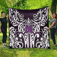 Custom Aotearoa Rangitane Quilt Maori Tribal Pattern Mix Poutama