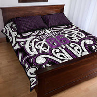 Custom Aotearoa Rangitane Quilt Bed Set Maori Tribal Pattern Mix Poutama