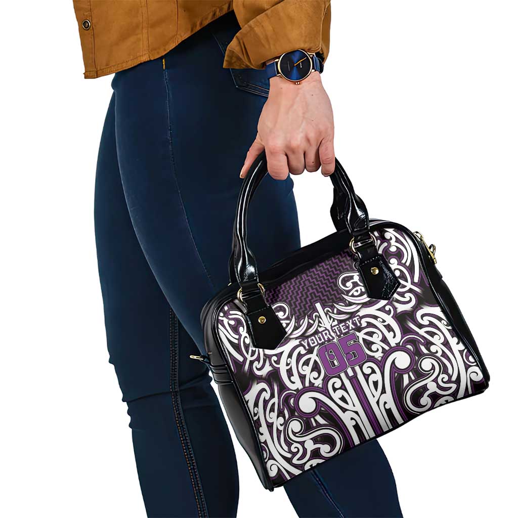 Custom Aotearoa Rangitane Shoulder Handbag Maori Tribal Pattern Mix Poutama LT05 - Polynesian Pride
