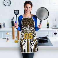 Custom Aotearoa Taranaki Apron Maori Tribal Pattern Mix Poutama