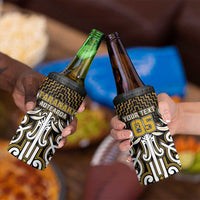 Custom Aotearoa Taranaki 4 in 1 Can Cooler Tumbler Maori Tribal Pattern Mix Poutama LT05 - Polynesian Pride