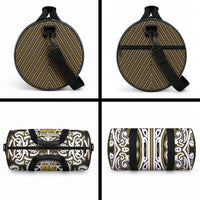 Custom Aotearoa Taranaki Duffle Bag Maori Tribal Pattern Mix Poutama LT05 - Polynesian Pride