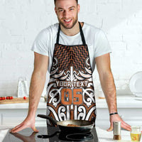 Custom Aotearoa Waikato Apron Maori Tribal Pattern Mix Poutama