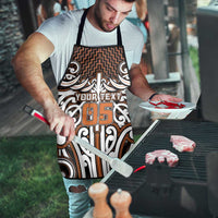 Custom Aotearoa Waikato Apron Maori Tribal Pattern Mix Poutama