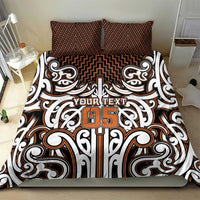 Custom Aotearoa Waikato Bedding Set Maori Tribal Pattern Mix Poutama