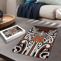 Custom Aotearoa Waikato Puzzle Maori Tribal Pattern Mix Poutama LT05 - Polynesian Pride