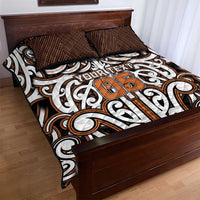 Custom Aotearoa Waikato Quilt Bed Set Maori Tribal Pattern Mix Poutama