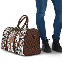 Custom Aotearoa Waikato Travel Bag Maori Tribal Pattern Mix Poutama