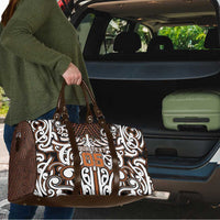 Custom Aotearoa Waikato Travel Bag Maori Tribal Pattern Mix Poutama