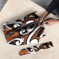 Custom Aotearoa Waikato Umbrella Maori Tribal Pattern Mix Poutama